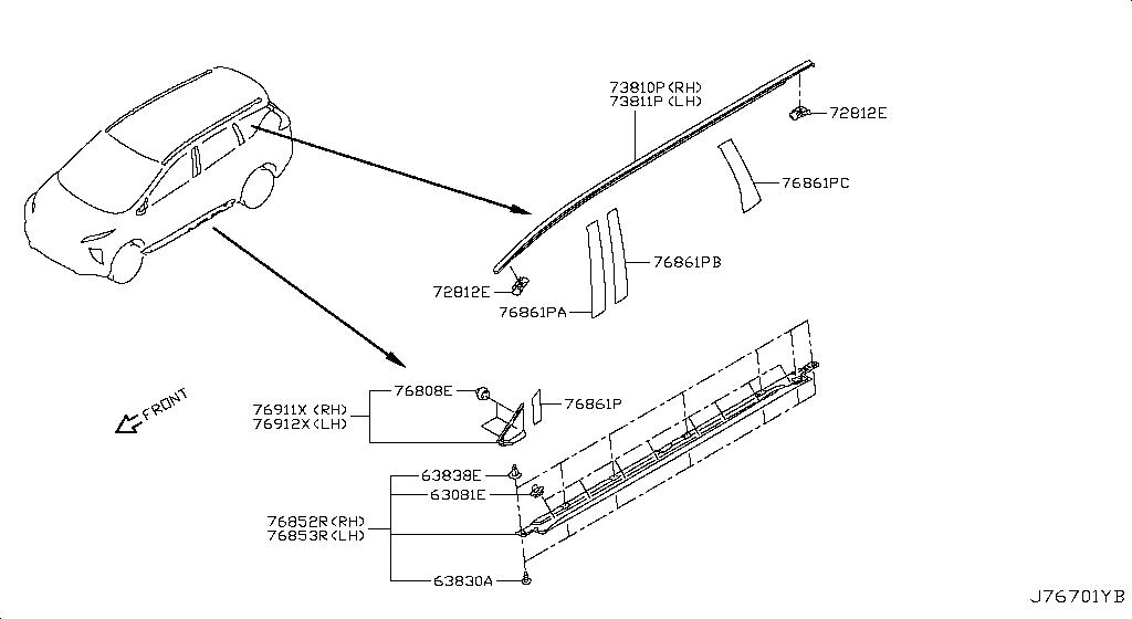 Montaje lateral del cuerpo