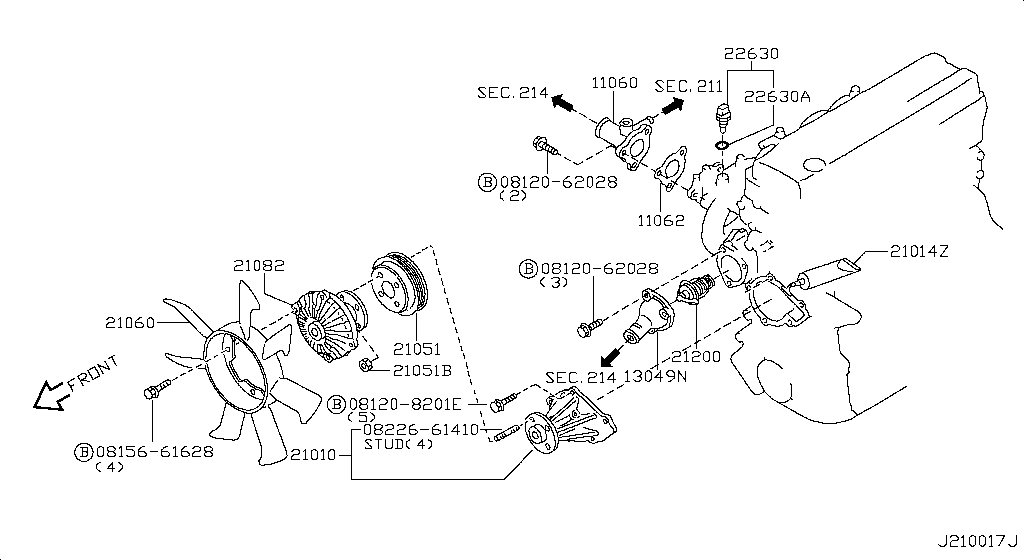 Water Pump, Cooling Fan & Thermostat