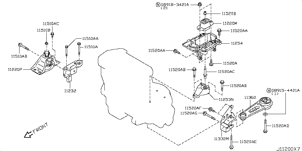 Engine & Transmission Mounting