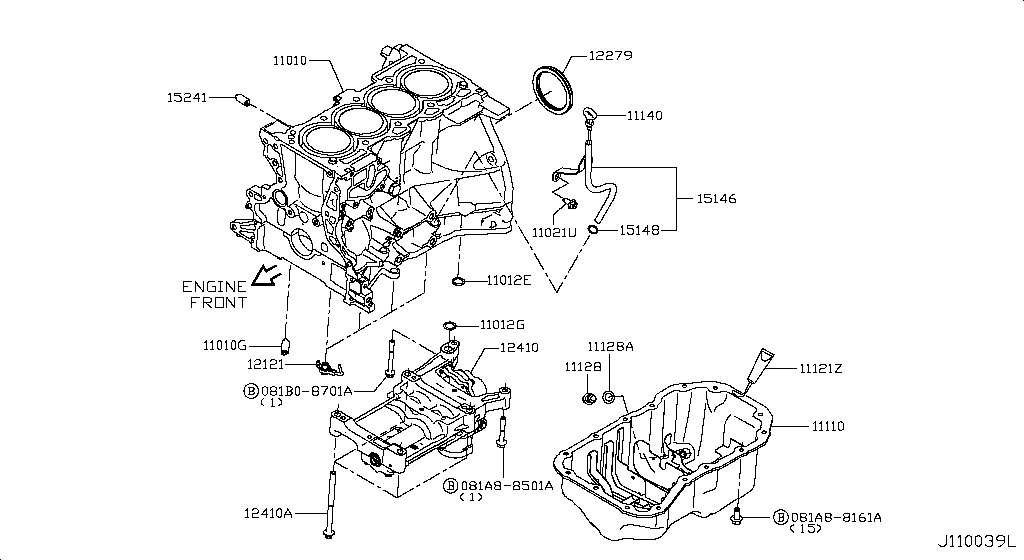 12410-MA01D Balbancer-Compl Nissan | YoshiParts