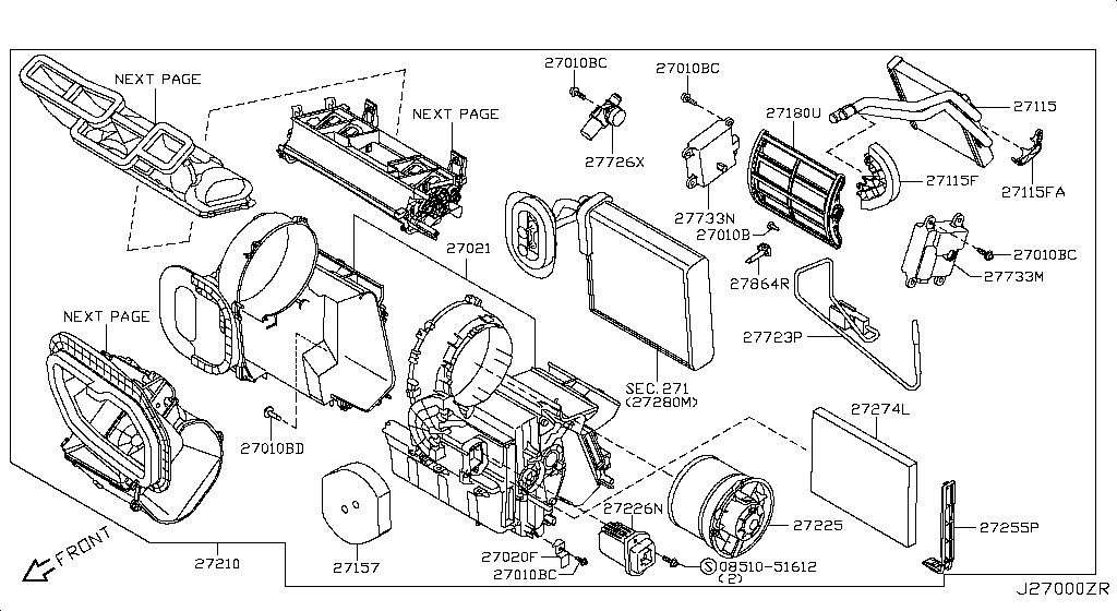 Heater Blower Unit