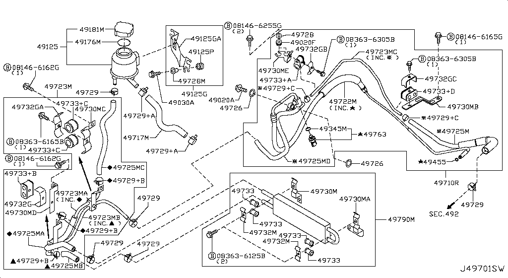 Power Steering Piping