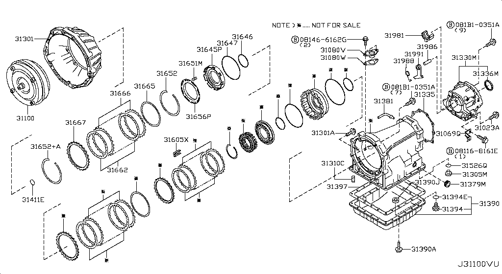 Torque Converter, Housing & Case