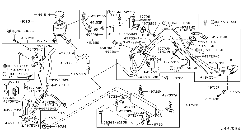 Power Steering Piping