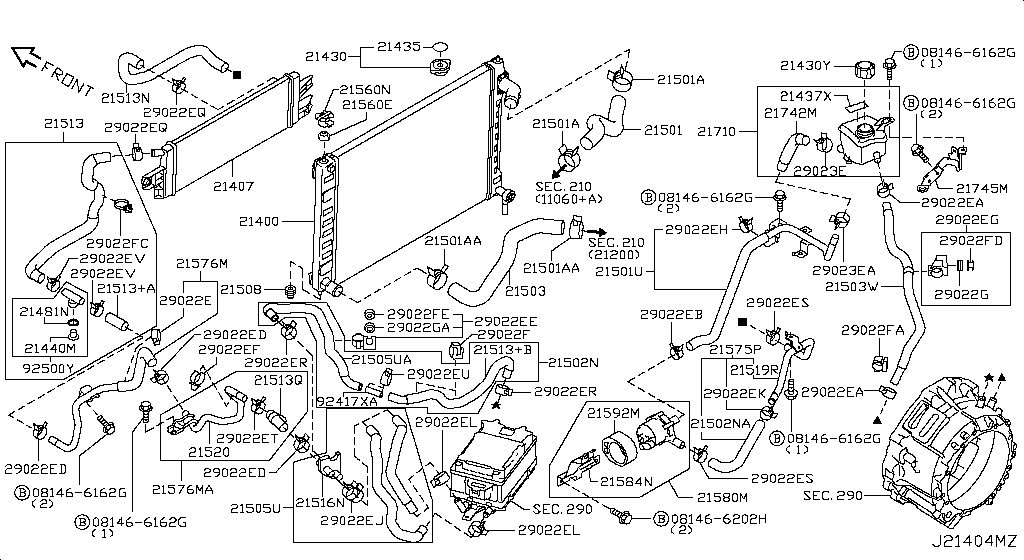 Radiator Shroud Inverter Cooling