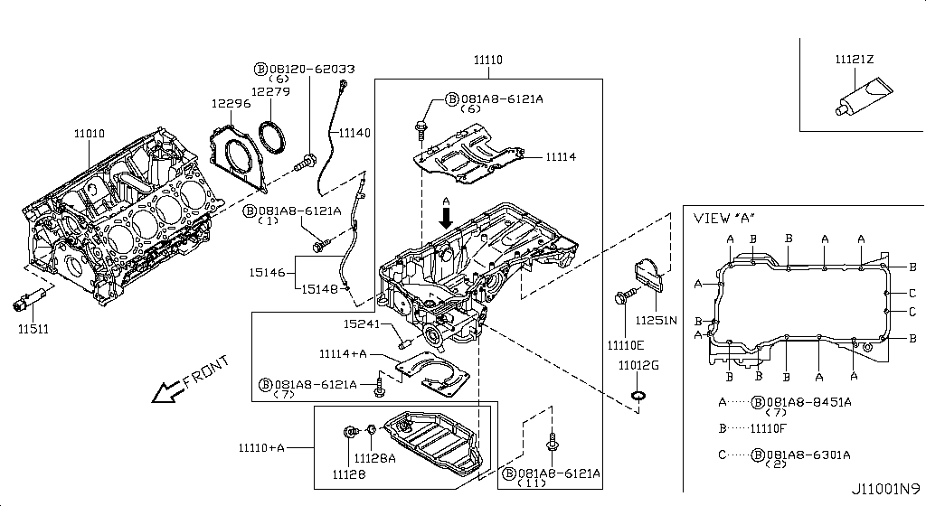 Cylinder Block & Oil Pan