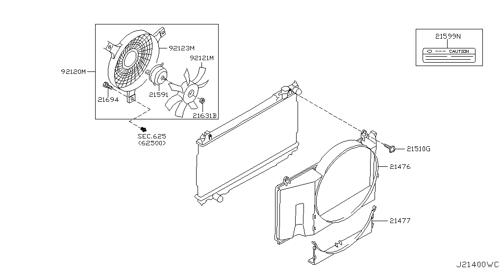 Radiator Shroud Inverter Cooling