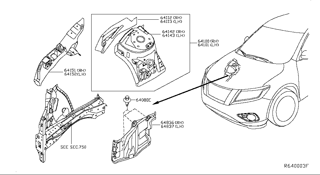 Hood Ledge & Fitting