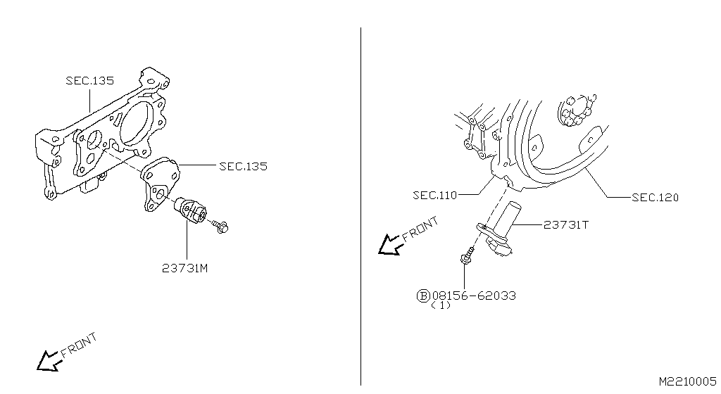 Distributor Ignition Timing Sensor