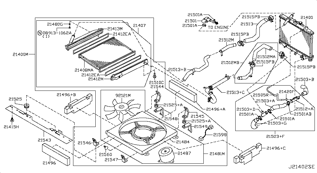 Radiator Shroud Inverter Cooling