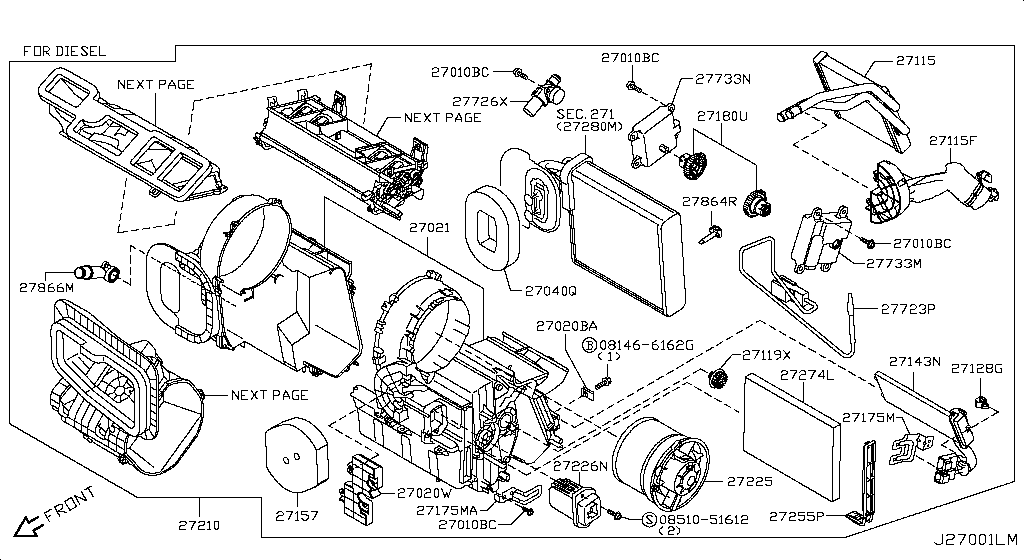 Heater Blower Unit
