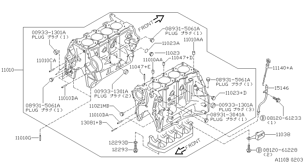 Cylinder Block & Oil Pan