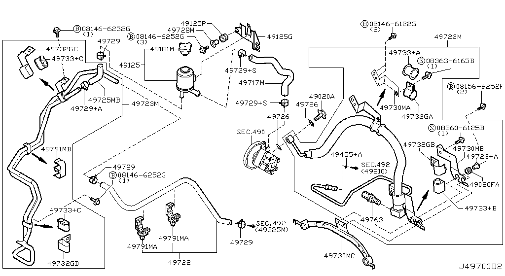 Power Steering Piping