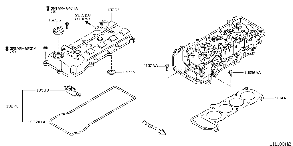 Cylinder Head & Rocker Cover