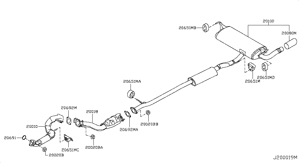 Exhaust Tube Muffler