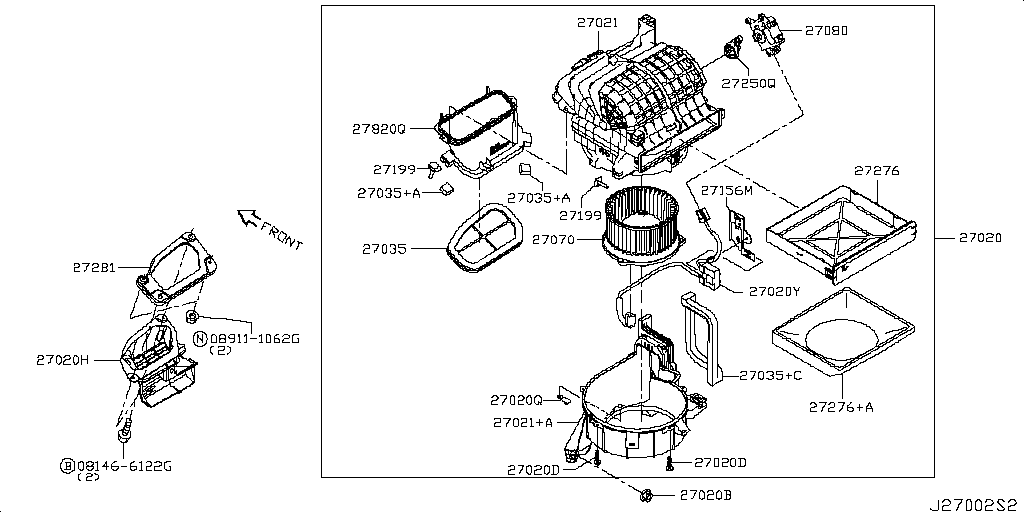 Heater Blower Unit