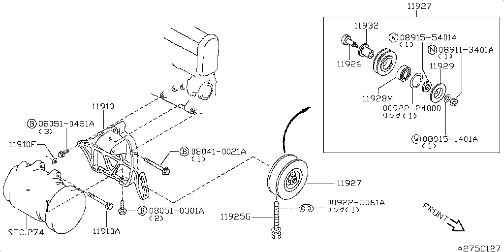 Soporte del compresor