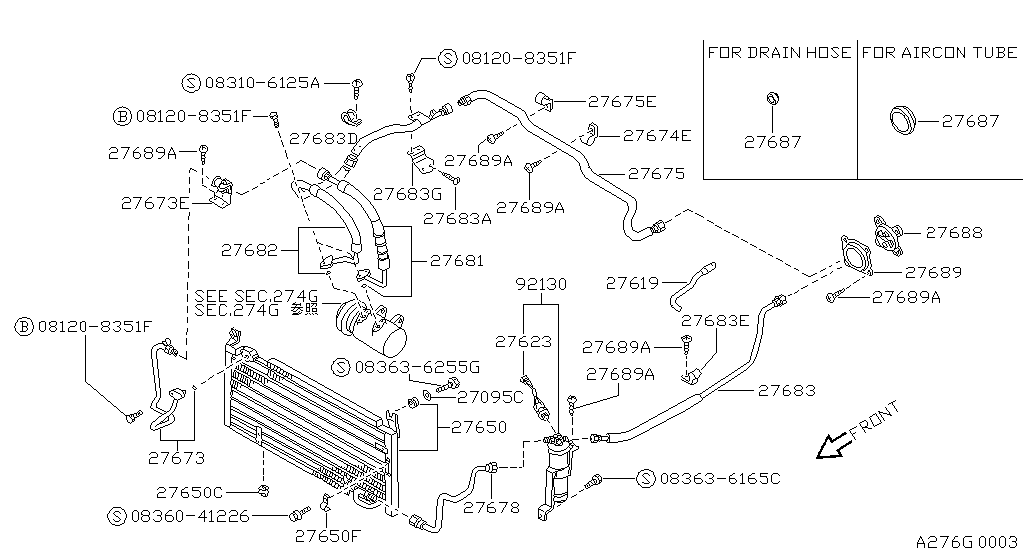 Condenser, Liquid Tank & Piping