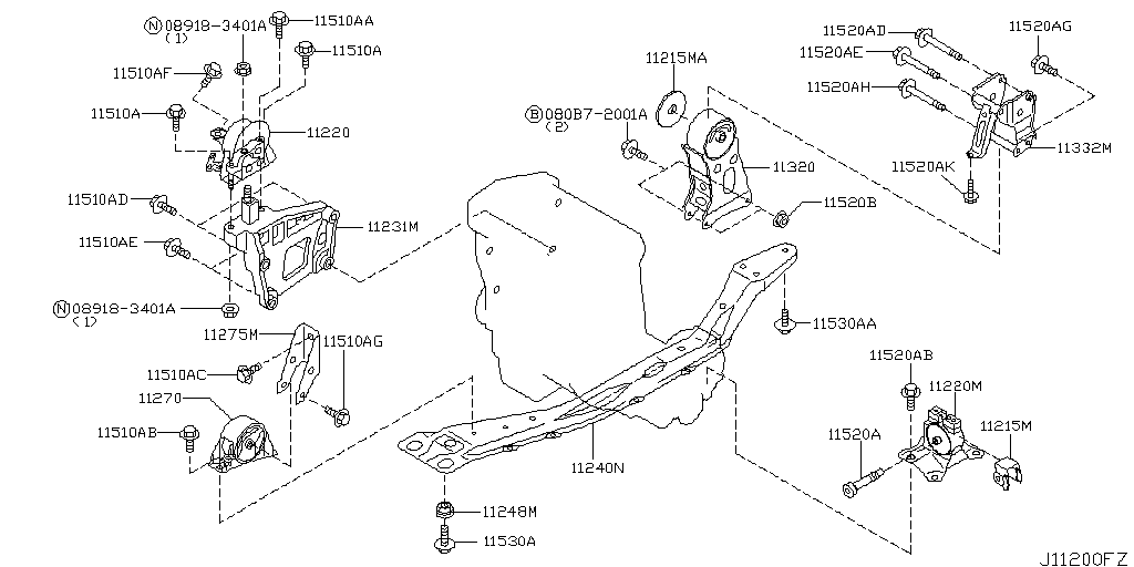 Engine & Transmission Mounting