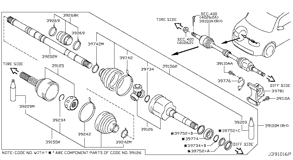 Front Drive Shaft