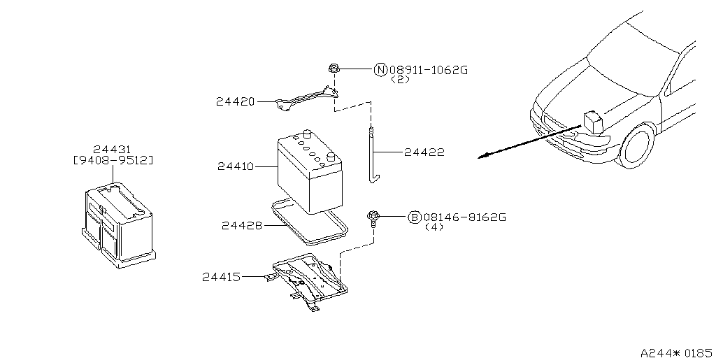 Battery & Battery Mounting