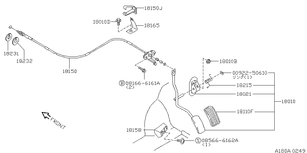 Accelerator Lever Linkage