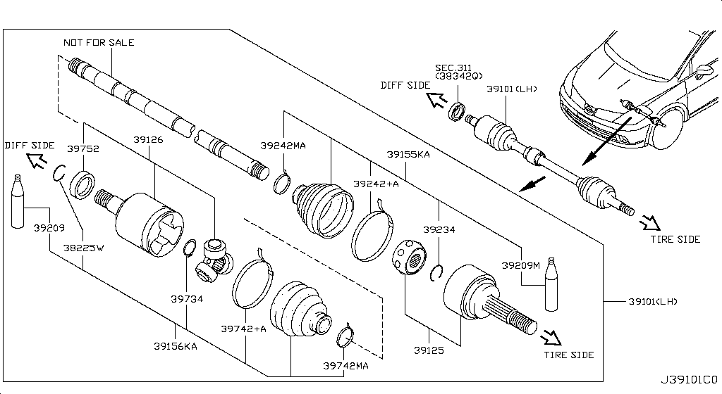 Front Drive Shaft