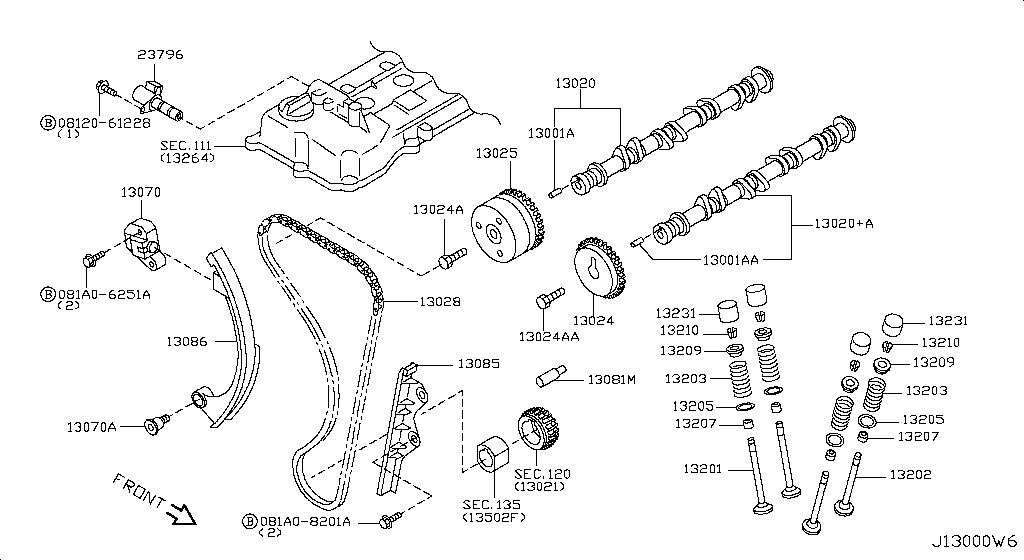 Camshaft & Valve Mechanism
