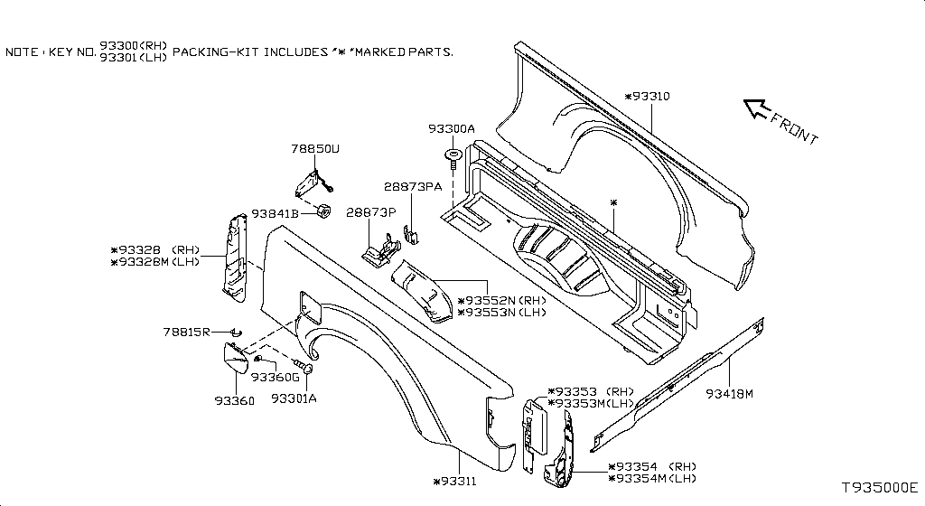 Rear Body Side Gate Fitting