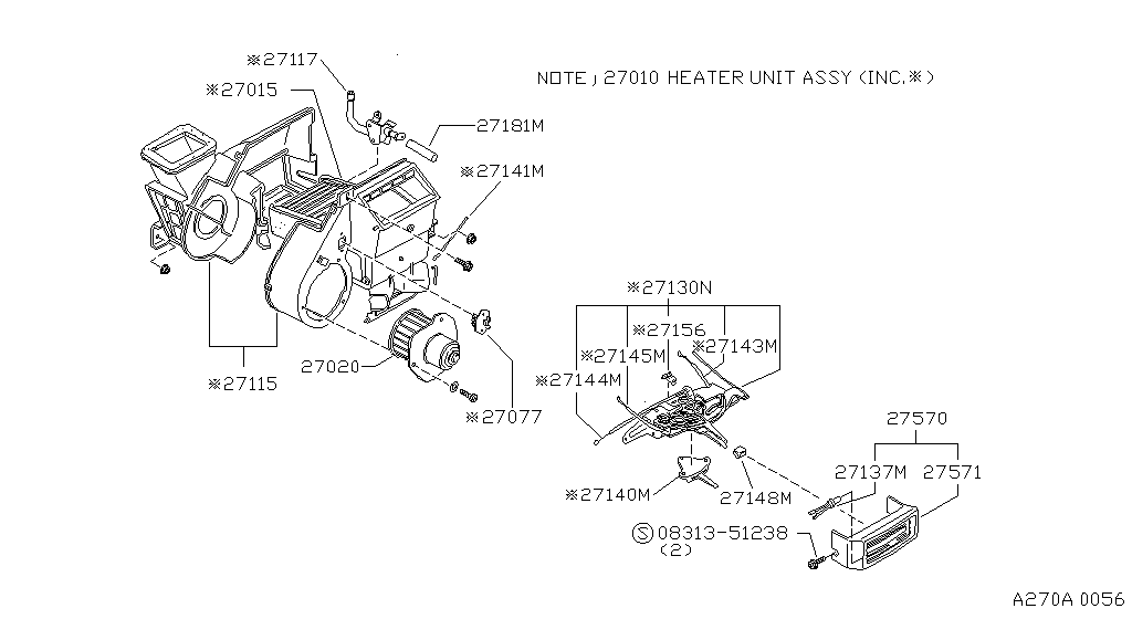 Heater Blower Unit
