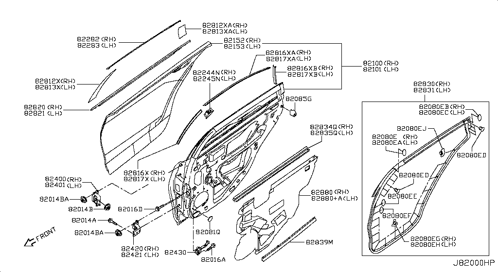 Rear Door Panel & Fitting
