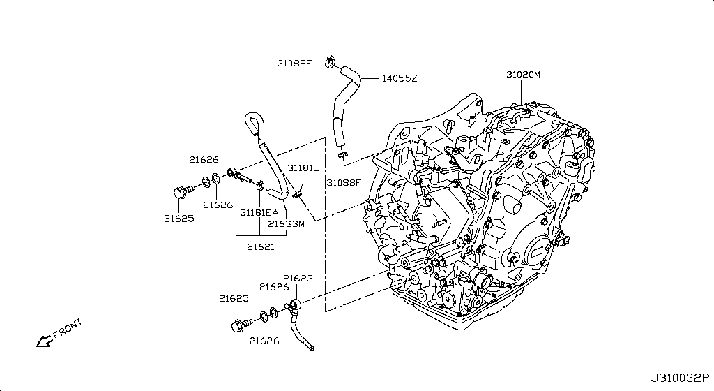 Transmisión, transeje y montaje