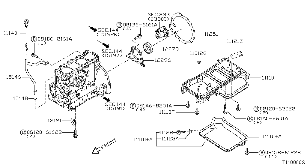 Cylinder Block & Oil Pan