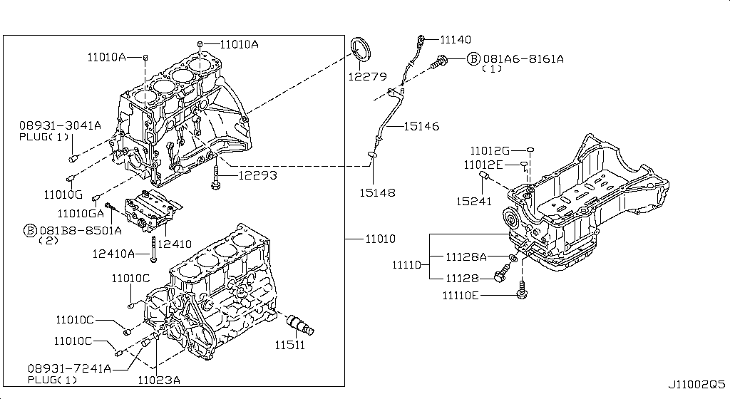 Cylinder Block & Oil Pan
