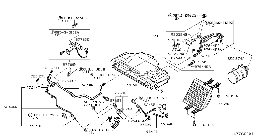 Condenser, Liquid Tank & Piping