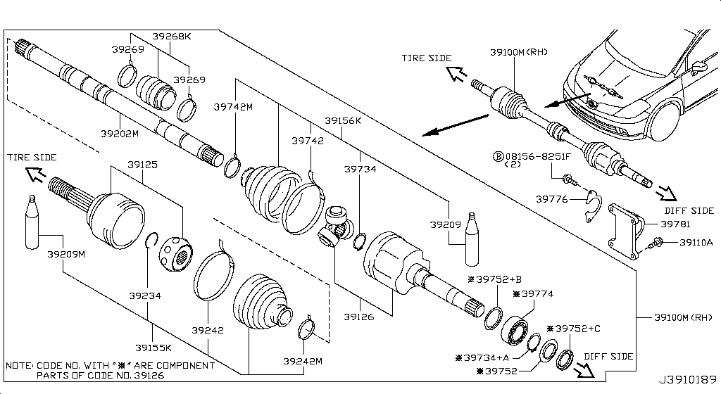 Front Drive Shaft