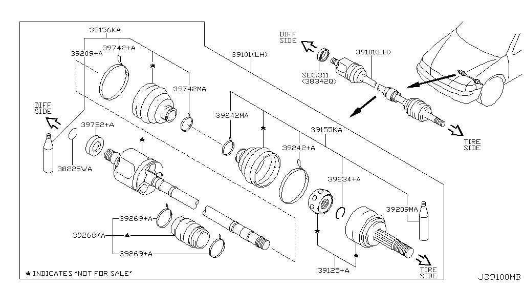 Front Drive Shaft