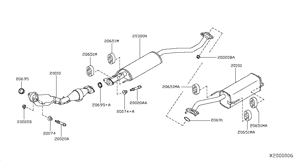 Exhaust Tube Muffler