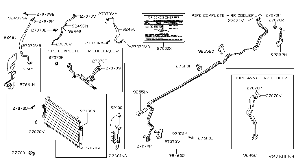 Condenser, Liquid Tank & Piping