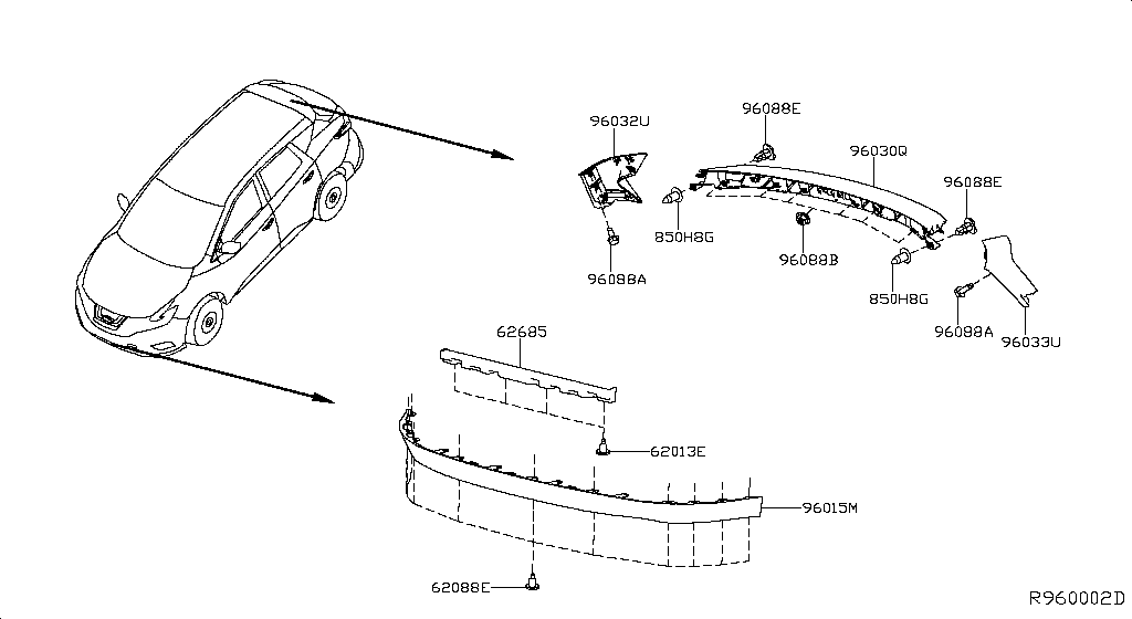N4、N3 Nismo Heritage - Air Spoiler - Front - BNR32 Nissan Skyline