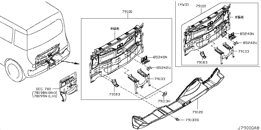 Rear Bumper Panel & Fitting