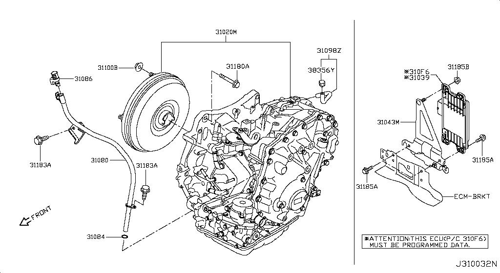 Transmisión, transeje y montaje