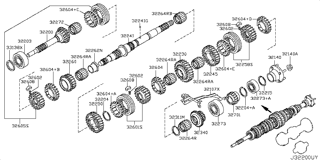 Transmission Gear Assembly