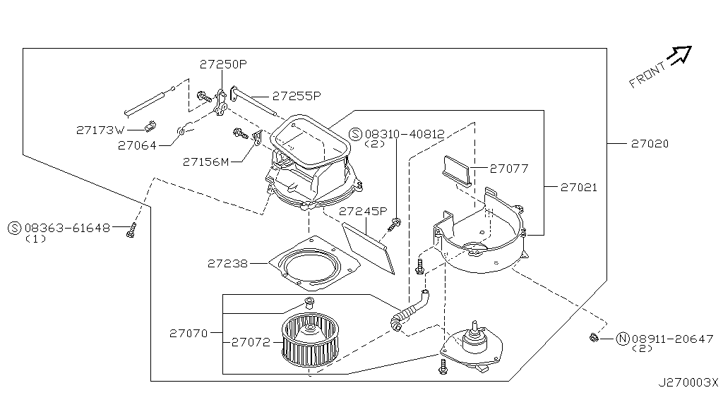 Heater Blower Unit