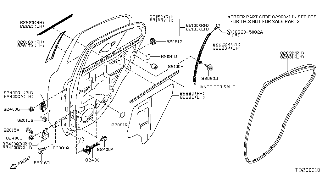H21521HHMB PanelDoor Out Nissan YoshiParts