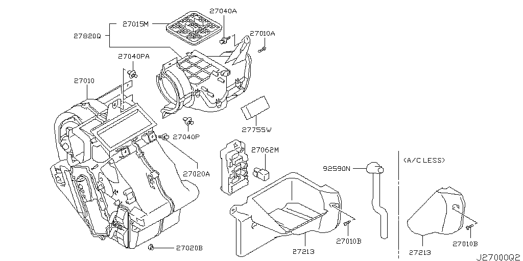 Heater Blower Unit