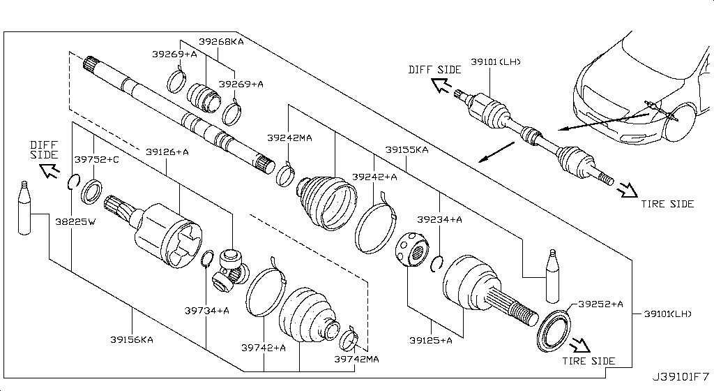 Front Drive Shaft
