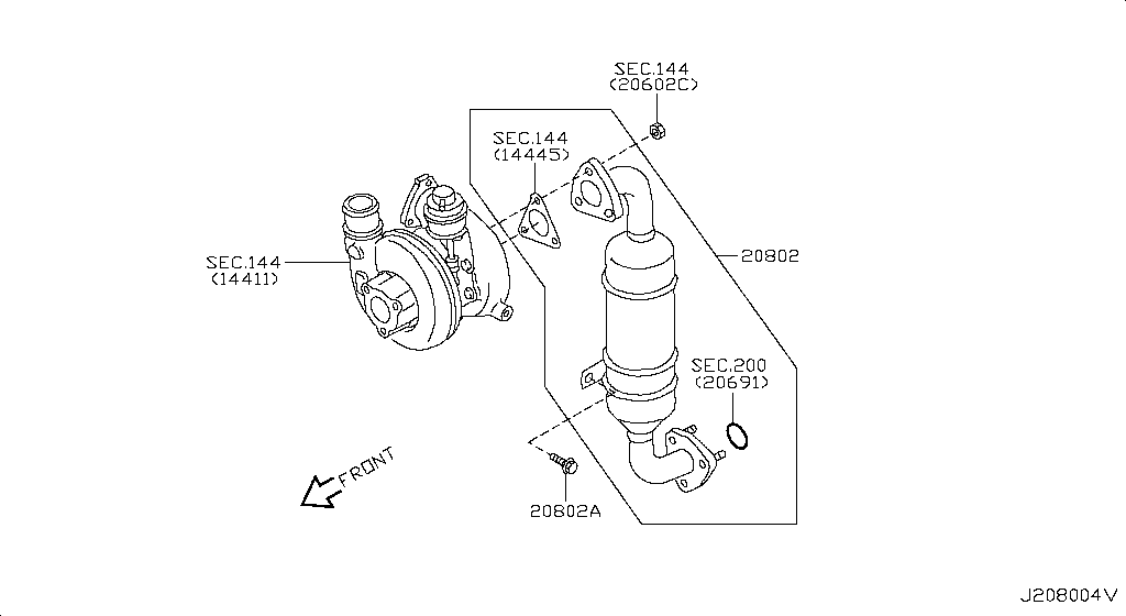 Catalyst Converter, Exhaust Fuel & Ure In