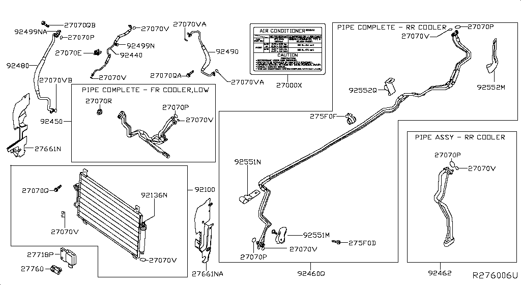 Condenser, Liquid Tank & Piping