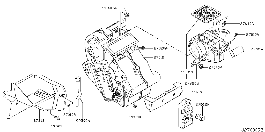 Heater Blower Unit
